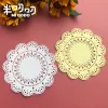 En dentelle de coupe en métal moulues noix de fleur de fleur de lacet rond Midodo Scrapbooking papier artisanat moule couteau moule midodo 2019 Nouveaux matrices