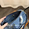 Sac de caisse de caisse de luxe en jean imprimé Sac de concepteur matelassé