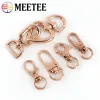 10pcs Rosegold Bag Schnalle Metall Lobster Clip Clasp -Haken Rucksackgurtband Carabiner Hanger DIY -Hardware -Nähzubehör