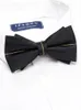 Mens Bow Tie Formal Business Banket Wine Suit Shirt Dress Man Groom Accessories Black240409