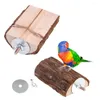 Andra fågelförsörjningar Parakeet Budgie Rat Platform Parrot Stand Abboror Toy