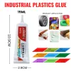 Plásticos industriais cola zanlida 110ml forte pp/policarbonato/pvc/pe/abd