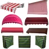 Tewango Custom Outdoor Waterproof Waterproof Tkaninowy sklep Zasłona balkonowe zadaszanie Blok UV Sunshreen Deszcz