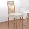 Cubiertas de silla Elástico Repelente al asiento Cubierta de sillas de color sólido Caja de lavable para el hogar sin protector de muebles de respaldo de respaldo