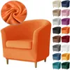 Pokrywa krzesełka Pluszowa wanna aksamitna poduszka na rozciąganie miękka klawisza schyłkowa sofa na kanapę na kanapie meble meble