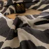 Beddengoed stelt Noordse zebra -reliëfkussencase polyester dierlijk bedden bedoeld grote zelfs 2024