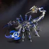 Colorful Scorpion King 3D Metal Puzzle Toys Assembly Decoration Educational Assemble Cadeaux d'anniversaire pour adultes 240401