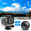 Cameras Ultra HD 4K Action Camera WiFi 12MP 2 inch 30M Go Waterproof Pro 170D Outdoor Diving Camera with Remote Control Motorcycle