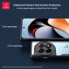 Xundd для OnePlus Ace 2 Pro Case Case Case Case Прозрачная задняя крышка, защищенная от отпечатка отпечатков пальцев