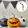 Decorative Flowers Halloween Pumpkin Stems Plastic Heads Diy Handle Harvest Supplies Thanksgiving Fall Party