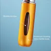 Bottiglie di stoccaggio 2pc 5 ml Atomizzatore di profumo Contenitore liquido portatile per cosmetici Viaggiare mini alluminio spray alcolico vuoto ricaricabile