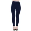 Active Pants Solid Color For Yoga Womens Slimming Tights Fashion Running Sports Leggings Long Women'S Exercise Roupas De Ioga