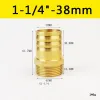 Large size 10/12/14/16/19/25/32/52mm Hose Barb TO 1" 1-1/4" 1-1/2" 2" BSP Female Male Brass Pipe Fitting Leather Tube Connector