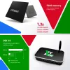 ボックスUGOOS X4 Pro DDR4 4GB 32GB X4 PLUS 64GB AMLOGIC S905X4 ANDROID 11 SMART TV BOX BT4.0 1000M X4 CUBEセットトップボックス4Kメディアプレーヤー