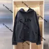 Celinrs hoodie celiene hoodie hip-hop skalle brev tryck nisch överdimensionerade hoodies män höst och vinter high street trend y2k baggy casual mångsidiga toppar celinrs 496