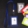 Faltbarer Kartenhalterhalsgurt mit Lanyard Badge Halter Personal ID CARD BUS ID ID SCHNEISUNG VERSICHTIGEN STATIONARY OFFICE SCHUR