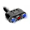 12V-24V Car Cigarette Lighter Socket Splitter Plug LED USB Ladeplätze Adapter Port 3 Way Auto für Mobiltelefon-DVR-Zubehör