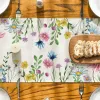 Daisy Eucalyptus Lavande Floral Feuilles de linge d'été Runner Spring Kitchen Dining Table Decor Holiday Wedding Party Decor