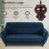 4PCS drewniana tykwa kształt meble nogi retro sofa stopy z filcową naklejką na szafkę na stoliki na kanapę