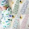 Baby slaapzak hoed schattige stijl swaddles cartoon dinosaurus bloemen bedrukt kind baby gewikkeld4143757