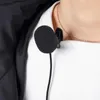 Микрофона портативный мини-микрофон 3,5 мм/тип C для телефонного зажима Lavalier Professional Mic для ПК-ноутбука Мобильный тип C Микрофоны 240408