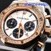 AP Atleisure Orologio da polso Royal Oak Offshore 26234SR Calibro meccanico automatico 37 mm Womens Precision Steel 18K Orologio da diamante in oro rosa