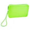 Storage Bags Great Makeup Bag Oblong Shape Zipper Closure Silicone Easy Toiletry Cosmetic Organization