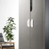 Självhäftande dörrhandtag minimalistiska ytmonterade knoppar Skåp Handtaget Inget stansning Push-Pull Door Pull Move Glid Door
