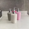 Liquid Soap Dispenser 320ml Plastic Wheat Straw Lotion Shampoo Shower Gel Bottle Bathroom Accessories For Home Decoration