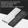 Gadgets grwibeou USB 3.1 para M.2 SSD Caixa de gabinete externo do SSD Mobile Disk Box Type C Adapt