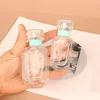 Storage Bottles 8PCS Cute 30ml 50ml Empty Perfume Spray Bottle Unique Polyhedral Clear Atomizer Sprayer Travel Refillable Glass