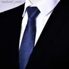 Ties cravatte da uomo Amministrazione aziendale professionale Zipper 7 cm Black Stripe Lazy People Facile da tirare in Styleq