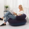 Klappende flockige aufblasbare Sofa Stuhl Schlafzimmer Wohnzimmer Möbel Lazy Bohnenbeutel Sofa Sessel Kinder/Erwachsene Gaming Computerhocker