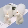 Baking Moulds 3D Cute Polar Bear Silicone Candle Soap Mold Fondant Cake Decorating Tools Chocolate Scented Gum Paste Mould Home Ornament