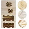 Boîte de dents de bébé en bois Round Milk Kild KeepSake Storage Saver Container Boîte Baby Shower Baby Garçons filles Cadeau