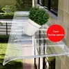 Gazebos Front Door Canopy Window Awning Invisible Transparent Canopy Rainproof Outdoor Door cover Exterior UV exterior door marquee