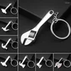 Hooks Keychains for Men Car Bag Keyring Outdoor Combination Tool Portable Mini Utility Pocket CLAP Ruler Hammer Wrench Plier Shovel