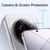 Pour Xiaomi 14 Ultra Case Simple Slim Soft TPU TPU Clear Transparent Boîte de téléphone ON pour Xiaomi14 Ultra 14ultra 5G Cover