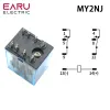 My2nj my3nj my4nj Din Rail Small Electromagnetic Relay Relay Power Relay DC12V DC24V AC24V AC110V AC220V с базой гнезда 2NO 2NC