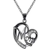 Colliers de pendentif pendentifs bijoux diamant pêche coeur de la fête des mères cadeaux Famille fille sœur Collier Collier Drop Livraison 2021 OTQCM