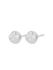 Pure Silver Ear Studs for Men with Irregular and Advanced Design Sense Unique and Unique Female American Ear Care Earrings