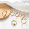 Classic Nail Designer Love Fashion Unisex Cuff Couple Bangle Gold Ring Jewelry Valentines Day Gift