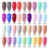 NAILCO 15ml Nail Gel Polish Red Pink Colorful Semi Permanent Soak Off UV LED Base Top Coat Nails Art Gel Varnishes For Manicure