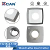 XCAN in carbide Inserisci 15x15x2,5 mm 30 gradi R50 Strumenti di tornitura in legno