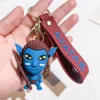 Fashion Cartoon Movie Character Keychain Rubber And Key Ring For Backpack Jewelry Keychain 083716