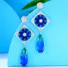 Dangle Earrings Soramoore Cute Crystal CZ Pendant For Women Bridal Wedding Girl Daily Surper Jewelry High Quality Romantic DIY