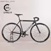 Bike 700c Fixie Bike 48/52/55cm Sing Speed Road Road a marcia fissa bycc bike bike bici alu telaio in carbonio rapi piatti a portata di porta piatti L48