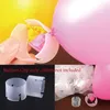 Party Decoration 50pcs Balloon Arch Connectors Clip Ring Buckle Flower Bandwagon Transparent Glass Plastic Sucker Cups