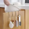 Hooks Stainless Steel S-Hook Wall Mounted Free Punching Double Hook Design Kitchen K Door Back Hanging Without Trace