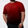 Camiseta de tamanho plus shirt Men Shirve Merino camisa esportivo de gradiente leve camada de camiseta de camiseta de camiseta de camiseta macia respirável